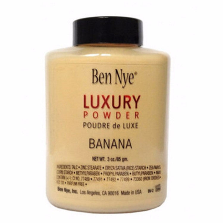Hot Brand Ben Nye Banana Powder 42g/85g Bottle Luxury Powder Poudre de Luxe Banana Loose Foundation Beauty Makeup highlighter