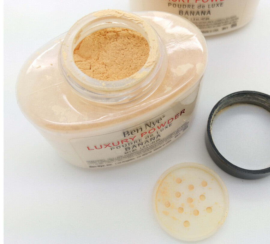 Hot Brand Ben Nye Banana Powder 42g/85g Bottle Luxury Powder Poudre de Luxe Banana Loose Foundation Beauty Makeup highlighter