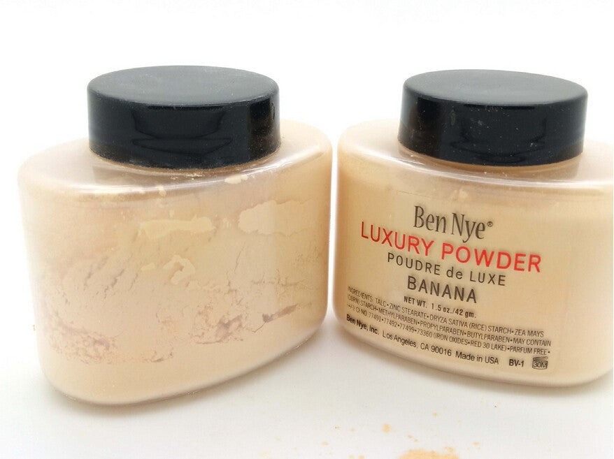 Hot Brand Ben Nye Banana Powder 42g/85g Bottle Luxury Powder Poudre de Luxe Banana Loose Foundation Beauty Makeup highlighter