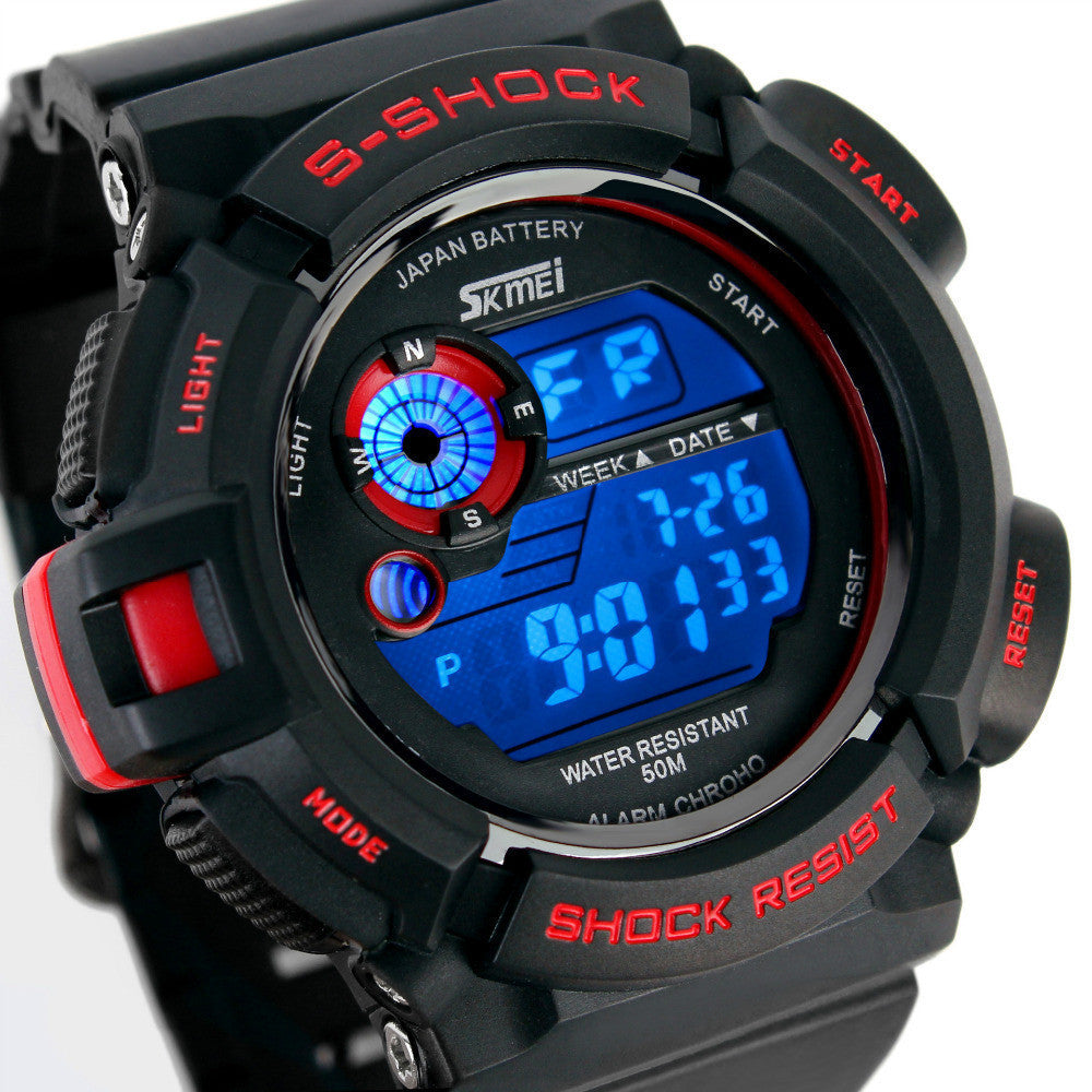 Men Sports Watches S-SHOCK Military Watch Fashion Wristwatches Dive Men's Sport LED Digital Watches Waterproof Relogio Masculino