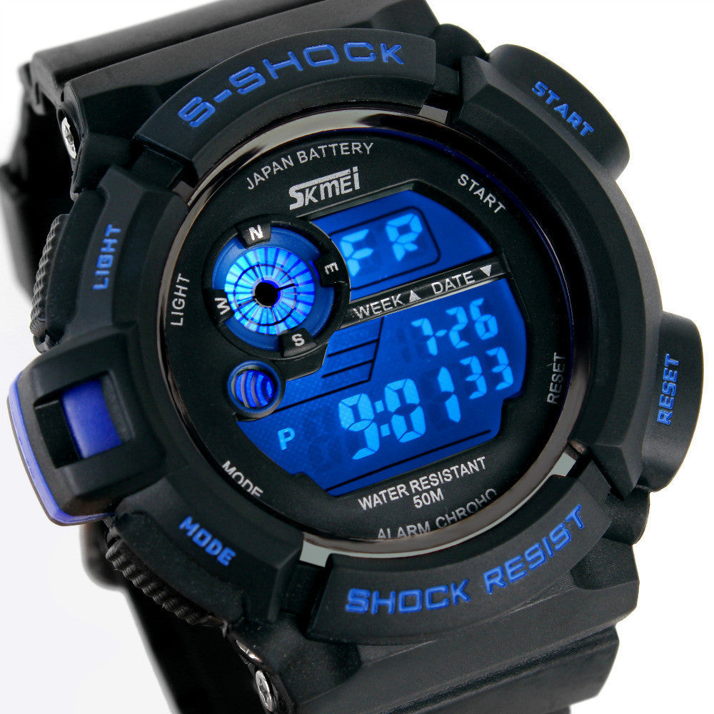 Men Sports Watches S-SHOCK Military Watch Fashion Wristwatches Dive Men's Sport LED Digital Watches Waterproof Relogio Masculino