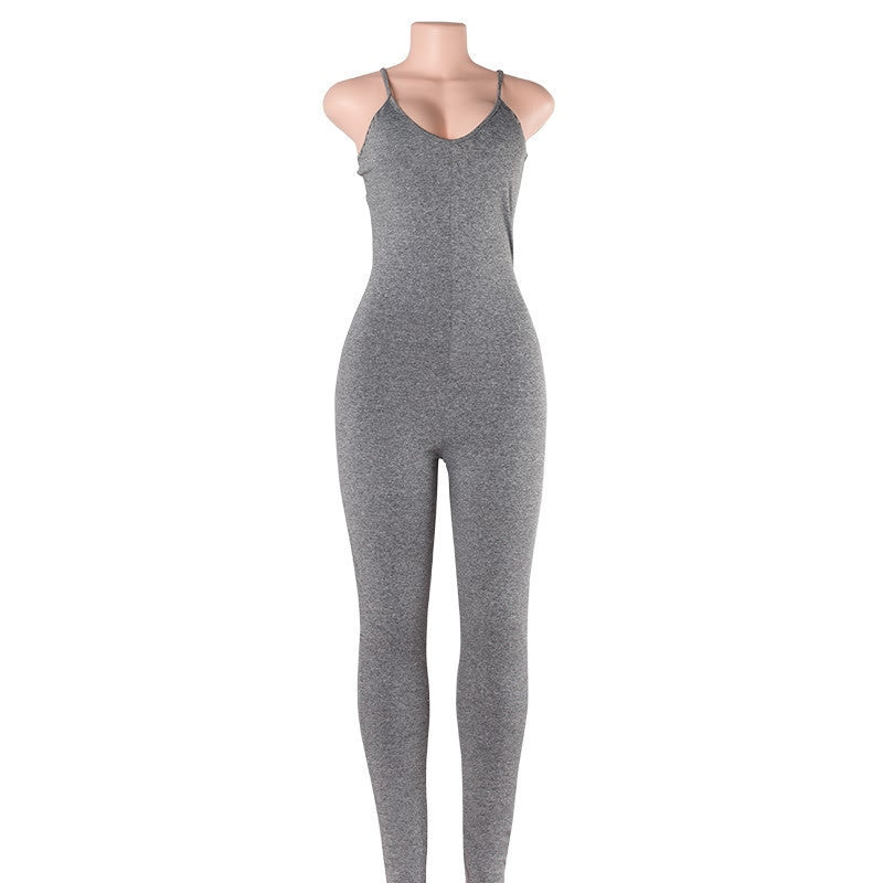 Sedrinuo 2016 Summer New Arrival Regular Casual Fashion V-Neck Sexy Rompers Womens Jumpsuit for Women 4 Colors Jumpsuit