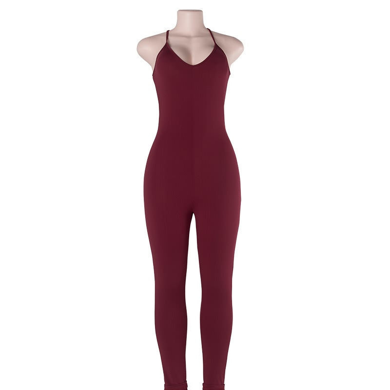 Sedrinuo 2016 Summer New Arrival Regular Casual Fashion V-Neck Sexy Rompers Womens Jumpsuit for Women 4 Colors Jumpsuit