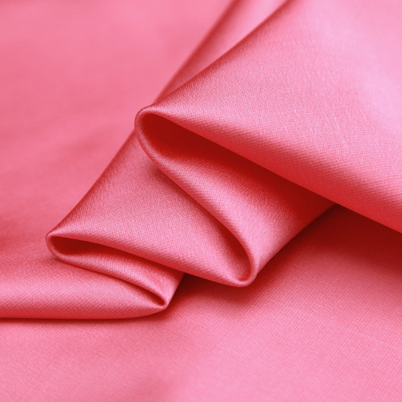 Honey powder CHLO silky elastic satin fashion fabric