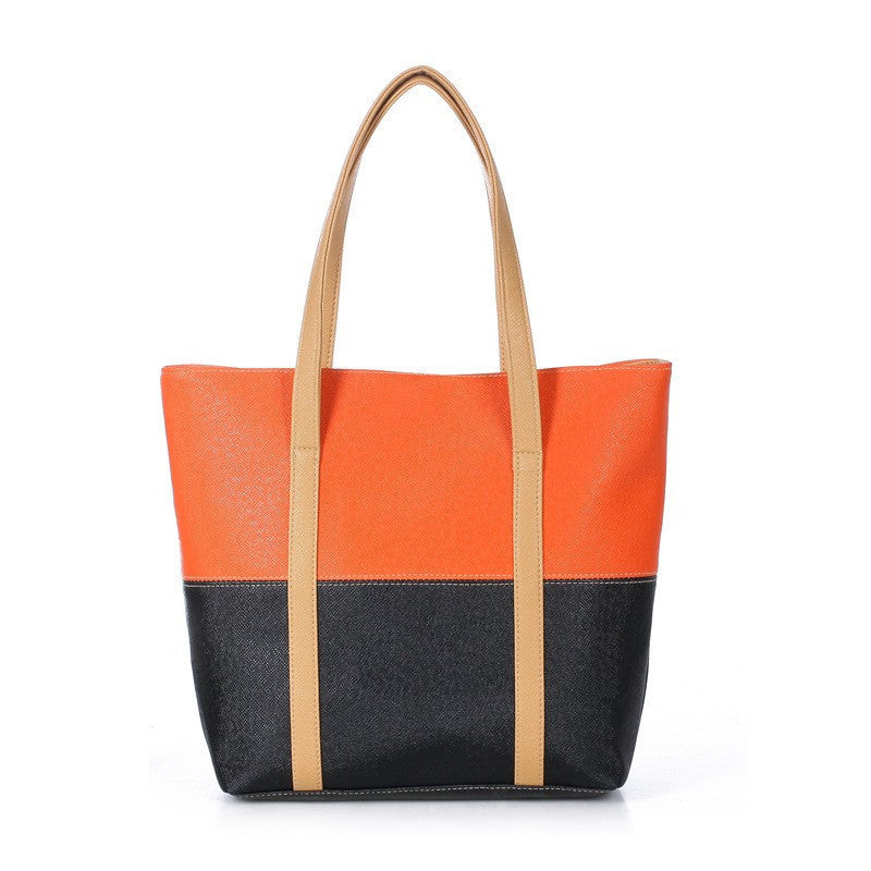 2016 Spring Fashion Women PU Leather Shoulder Bags Casual Tote Handbags