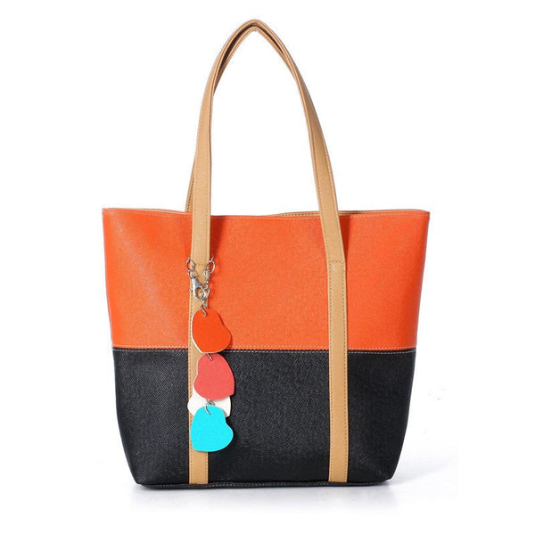 2016 Spring Fashion Women PU Leather Shoulder Bags Casual Tote Handbags