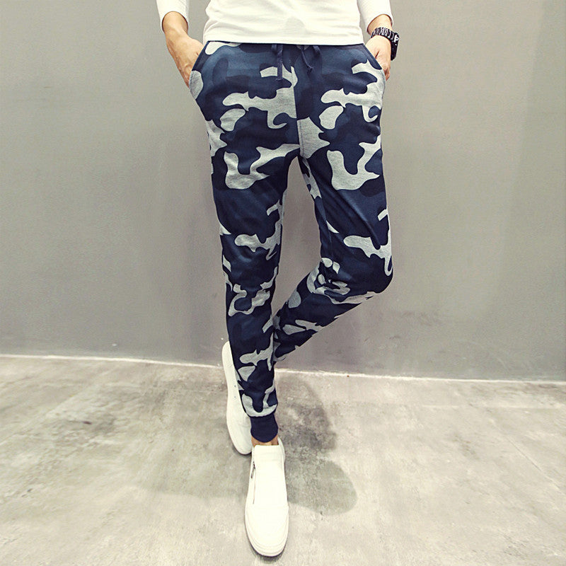 Euro Size Mens Joggers Pants New Hip Hop2016 Men Pants Camouflage Pencil Pants Skinny Sport Sweatpants Trousers Man Camo Joggers