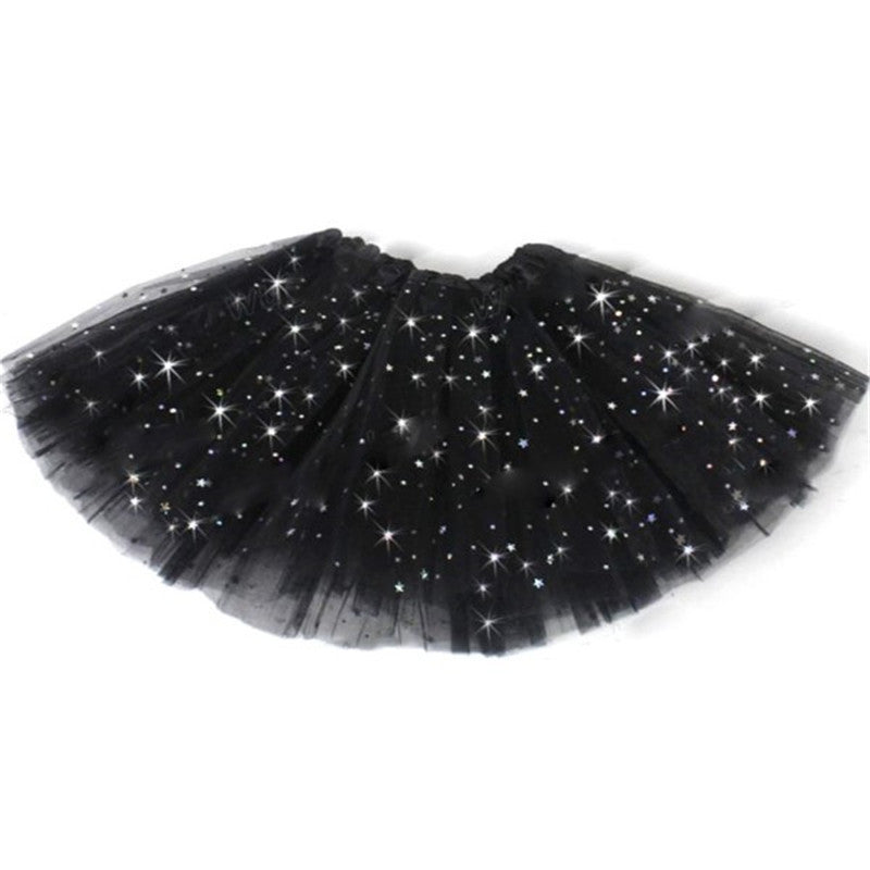 Cute Fluffy Pettiskirts Tutu Saias Baby Girls Skirts Princess Skirt Dance Wear Party Clothes 2-7Y