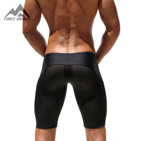 AQUX Athletic Men's Sport Tight Shorts Casual Leisure Summer Fitted Gym Men Workout Skinny Running Yoga Fight Short for man AQ11