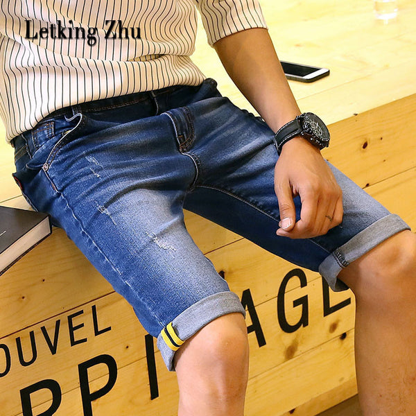 Free Shipping 2016 Summer Men plus Short Jeans Men's Fashion Shorts Men Big Sale Summer Clothes Brand homme Short Pants 001