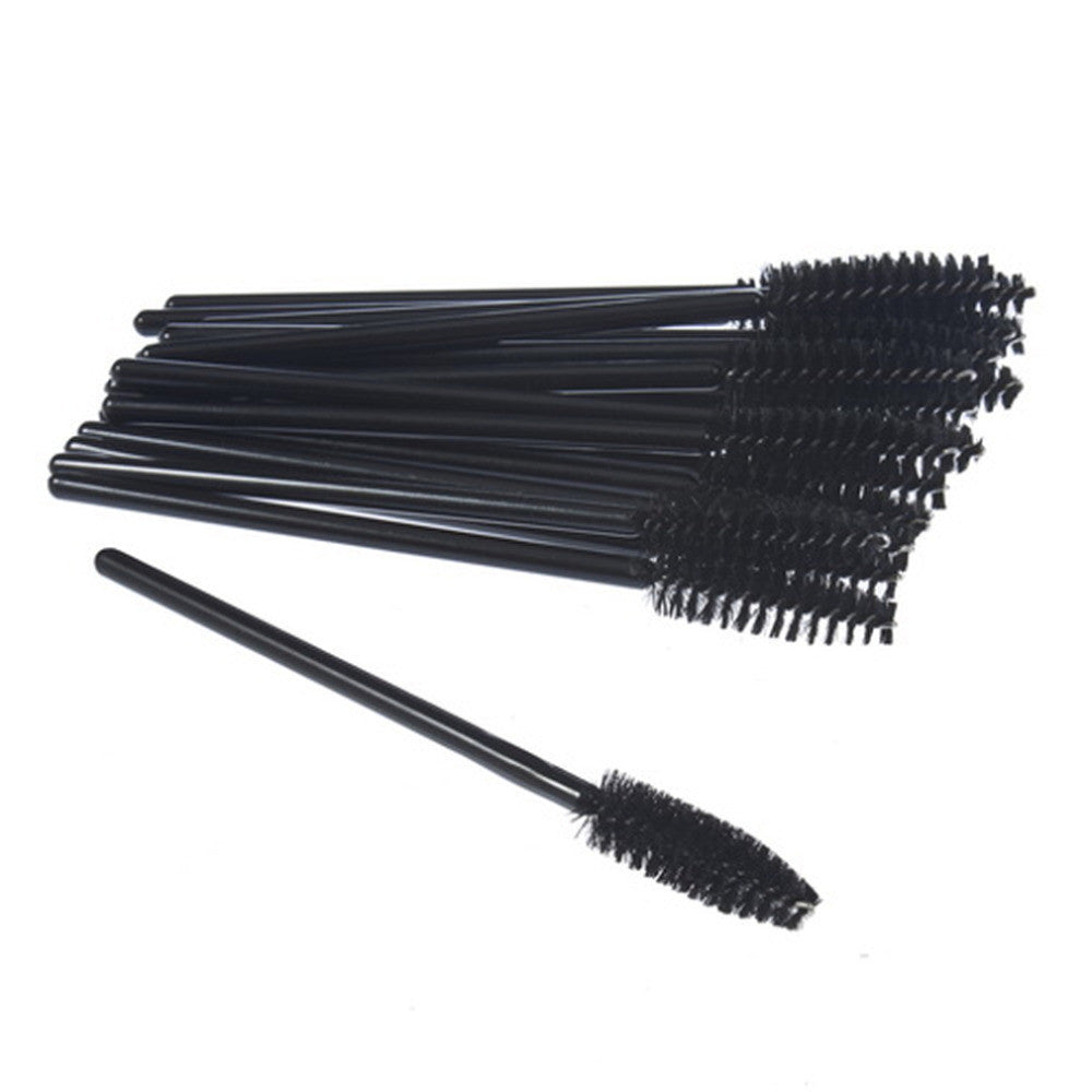 100pcs/lot Glad Lash Cosmetic Eyelash Extension Disposable Mascara Wand Brush Wands Makeup Applicator Lash Make Up Tool