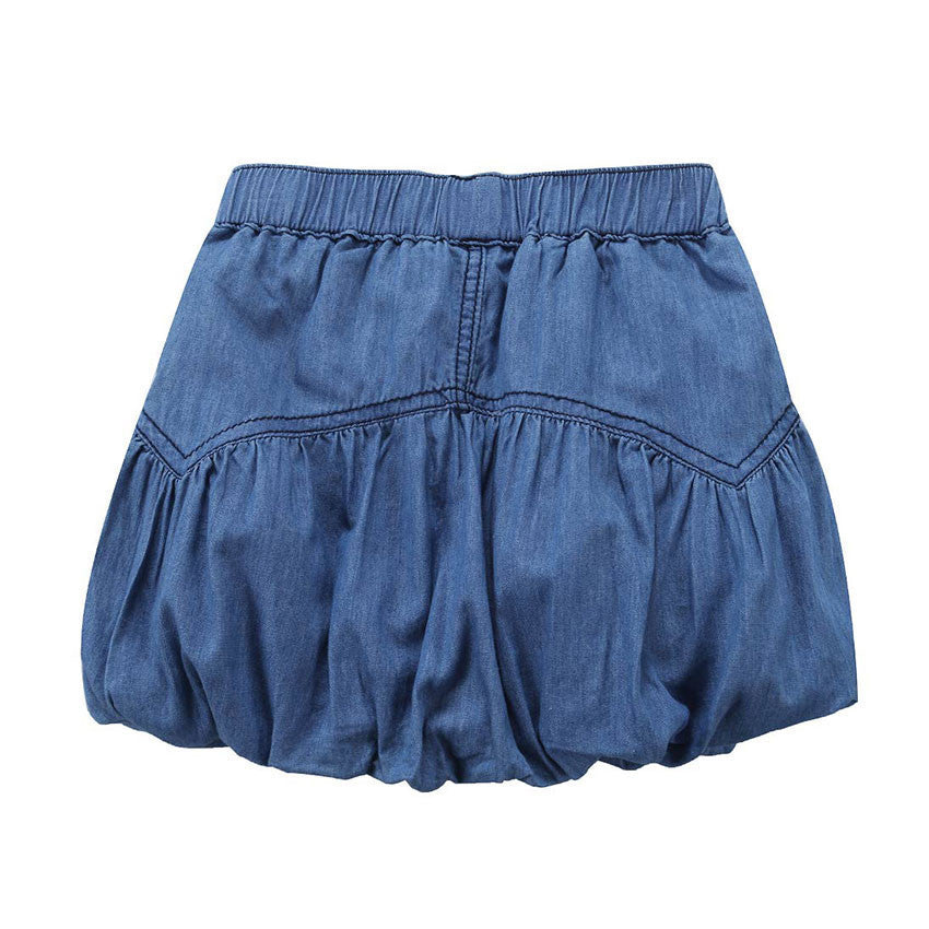 4-14Y skirt girls cotton denim skirt fashion new style kids summer clothing children skirt