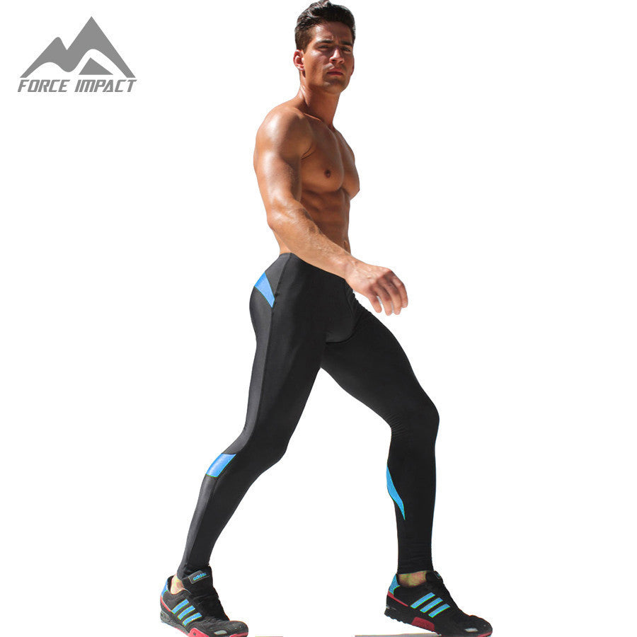 Men's Sport Sexy Tight Pants Gym Ankle Length Pants Male Athletic Trousers Casual Sweatpants Skinny Stretch Active Pant AQ19