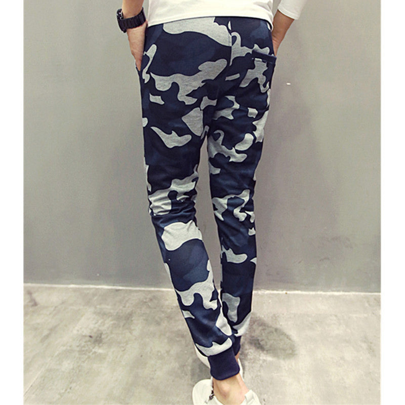 Euro Size Mens Joggers Pants New Hip Hop2016 Men Pants Camouflage Pencil Pants Skinny Sport Sweatpants Trousers Man Camo Joggers