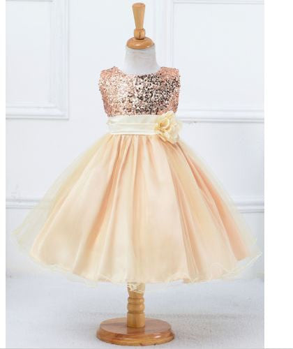 Flower Girl Dress Formal Princess Pageant Wedding Birthday Party Bridesmaid NEW