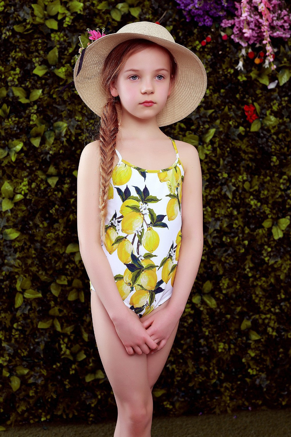 Girls Swimsuit Toddler Swimwear Summer 2016 Brand Baby Girl Swimwear Kids Bathing Suit Poppy Floral Print Children Bikini Girls