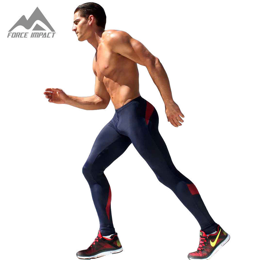 Men's Sport Sexy Tight Pants Gym Ankle Length Pants Male Athletic Trousers Casual Sweatpants Skinny Stretch Active Pant AQ1