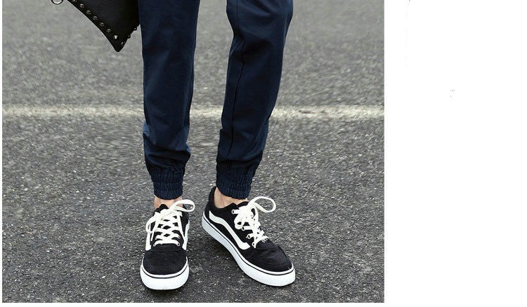 Hot Selling 2016 Spring Autumn Mens Joggers Pants Casual Solid Ankle-tied Youths Men Trousers Kids Pants(Asian Size)