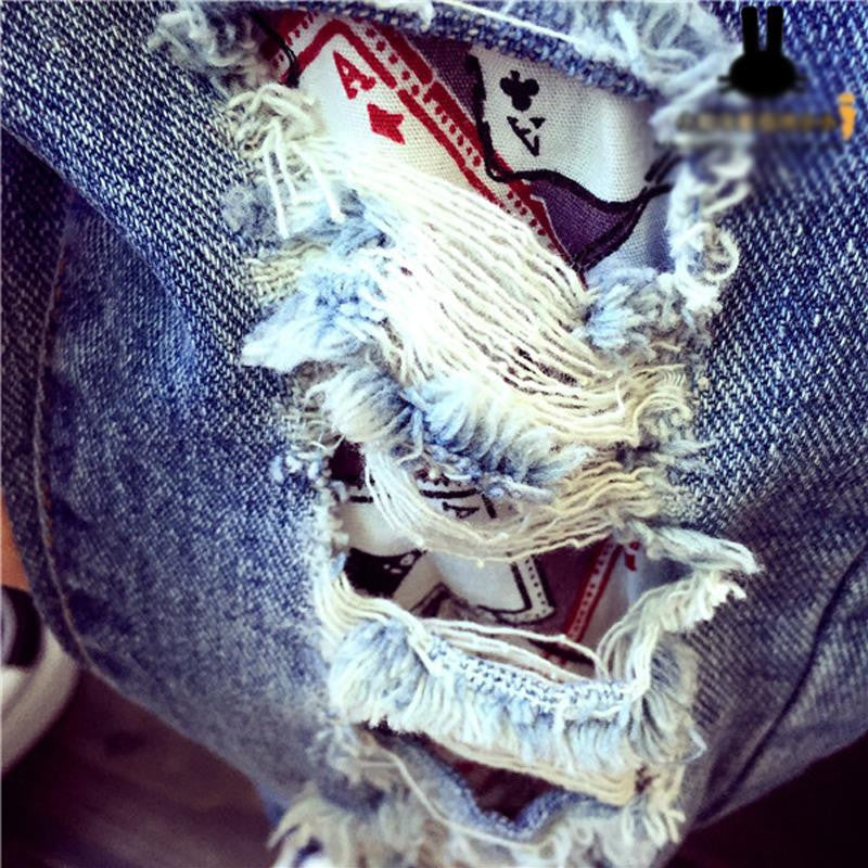 Children Broken Hole Pants Trousers 2016 Baby Boys Girls Jeans Brand Fashion Autumn 2-7Yrs Kids Trousers Children Clothing ZJ04