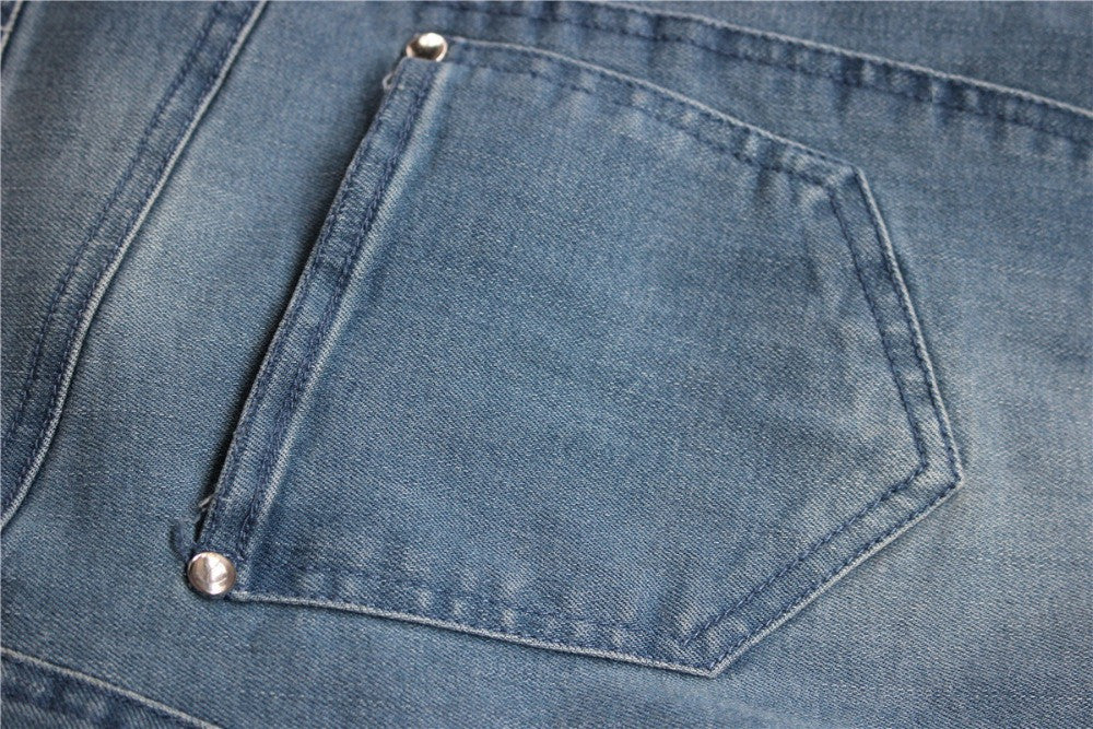 Mens Skinny jeans men 2016 Runway Distressed slim elastic jeans denim Biker jeans hiphop pants Washed black jeans for men blue