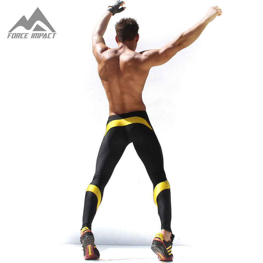 Men's Sport Sexy Tight Pants Gym Ankle Length Pants Male Athletic Trousers Casual Sweatpants Skinny Stretch Active Pant AQ1