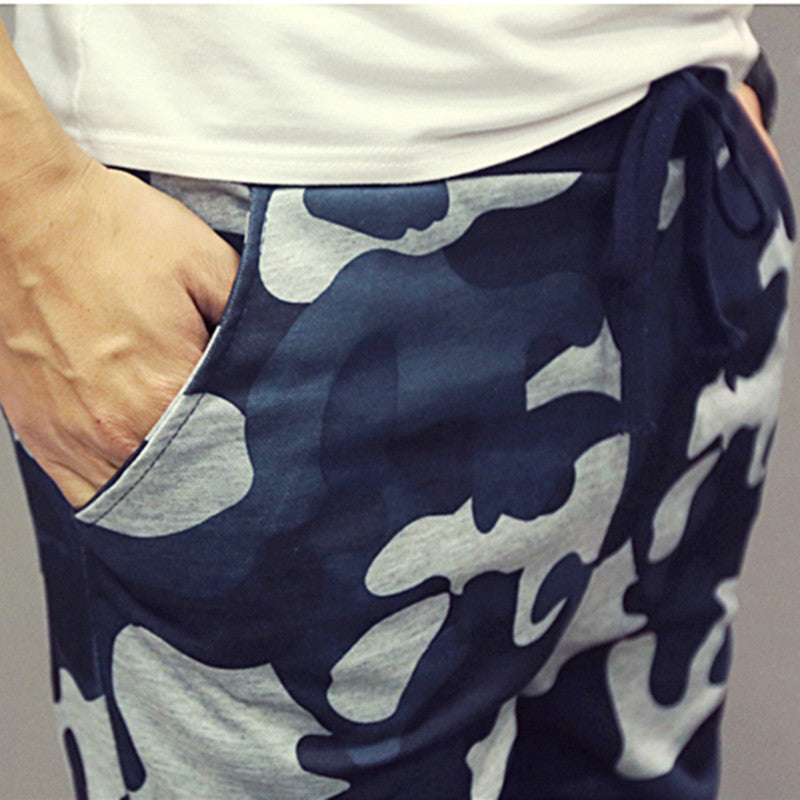 Euro Size Mens Joggers Pants New Hip Hop2016 Men Pants Camouflage Pencil Pants Skinny Sport Sweatpants Trousers Man Camo Joggers