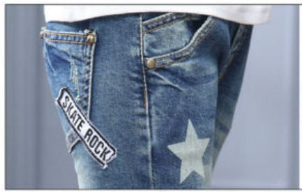 Jeans For Girls High Quality Denim Pants For Girls Star Pattern Letter Kids Pants For Girls Autumn Spring Baby Clothes For Girls