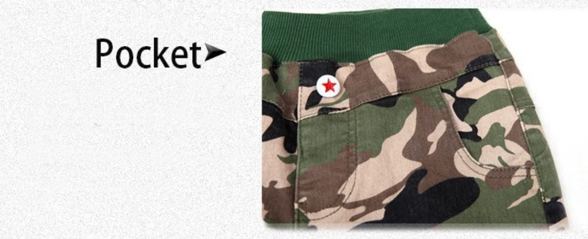 New Autumn Teens Jeans For Boy Camouflage Baby Boys Jeans Pants Designer Kids Jean Children's Elastic Waist Denim Long Pant
