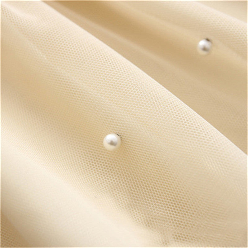 New Skirts For Girls 2015 Spring Autumn Bow Girls Tutu Skirt Children Clothing Princess Lace Pearls Cute Elegant Kids Girl Skirt