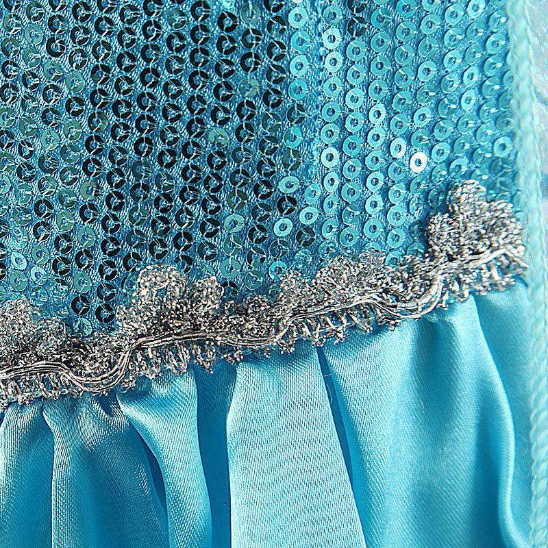 High Quality Girl Dresses Princess Children Clothing Anna Elsa Cosplay Costume Kid's Party Dress Baby Girls Clothes