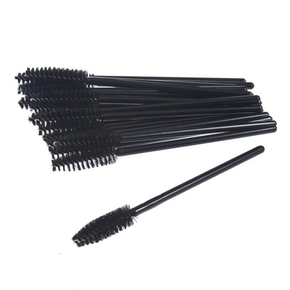 100pcs/lot Glad Lash Cosmetic Eyelash Extension Disposable Mascara Wand Brush Wands Makeup Applicator Lash Make Up Tool