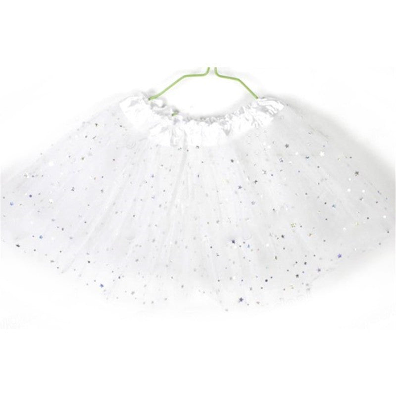 Cute Fluffy Pettiskirts Tutu Saias Baby Girls Skirts Princess Skirt Dance Wear Party Clothes 2-7Y