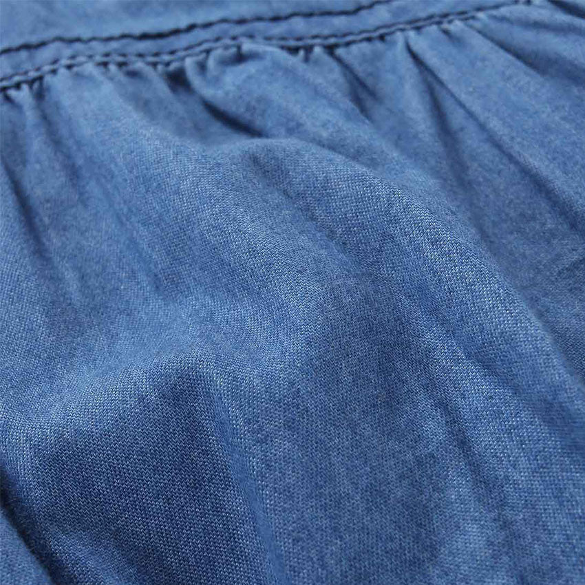 4-14Y skirt girls cotton denim skirt fashion new style kids summer clothing children skirt
