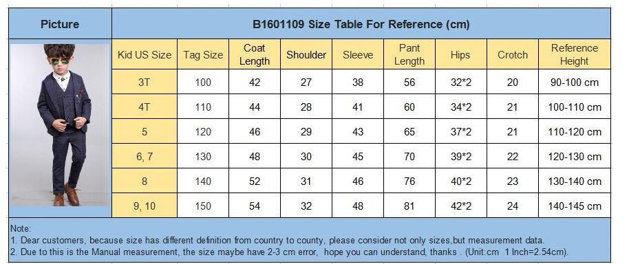 BEIBEI Children Suit Baby Boys Suits Kids Blazer Boys Formal Suit For Weddings Boys Clothes Set Jackets+Vest+Pants 3pcs 2-14Y