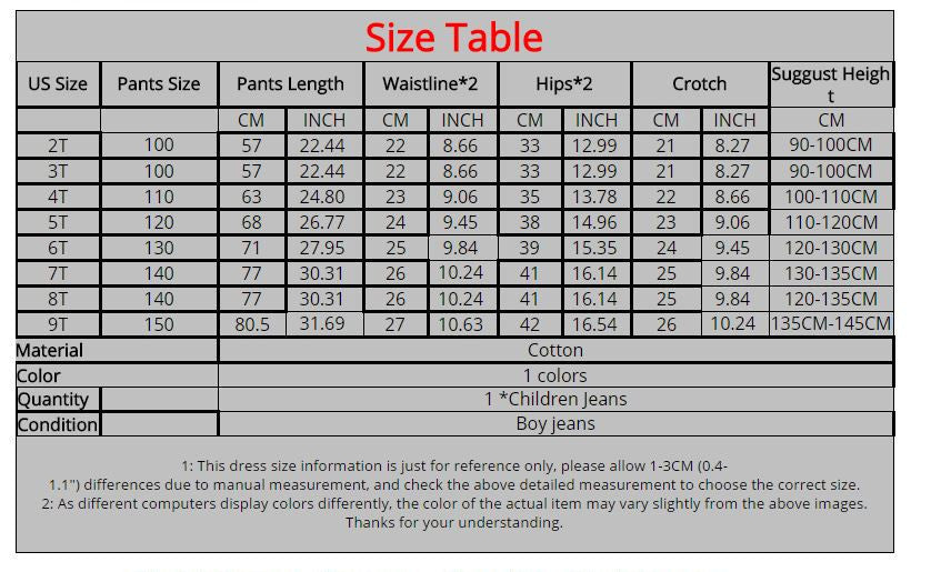 New Autumn Teens Jeans For Boy Camouflage Baby Boys Jeans Pants Designer Kids Jean Children's Elastic Waist Denim Long Pant