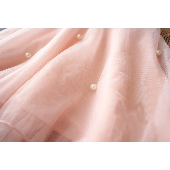 Flower Girl Summer Princess Dress Kid Baby Party Wedding Lace Tulle Tutu Dresses