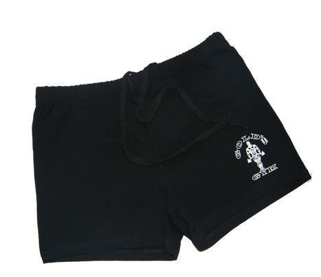 men's gym shorts with Gold & powerhouse, fitness & bodybuilding & workout shorts,100%cotton high quality musculation