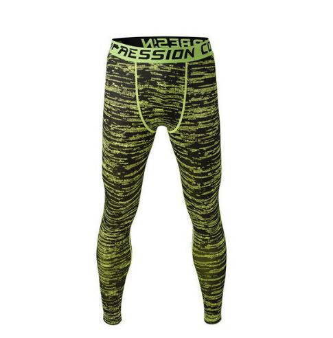 Camo Mens Compression Pants Leggings Jogging Running Base Layer Fitness Trousers Tights Sport Training Gym Wear Vansydical