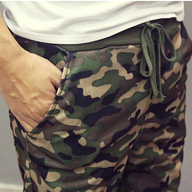 Euro Size Mens Joggers Pants New Hip Hop2016 Men Pants Camouflage Pencil Pants Skinny Sport Sweatpants Trousers Man Camo Joggers
