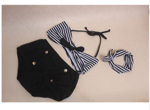 1-2Year Cute baby little girls rain bow Fringe string Bikini swim bathing suit for kid high waist Swimwear sea Biquini infantils
