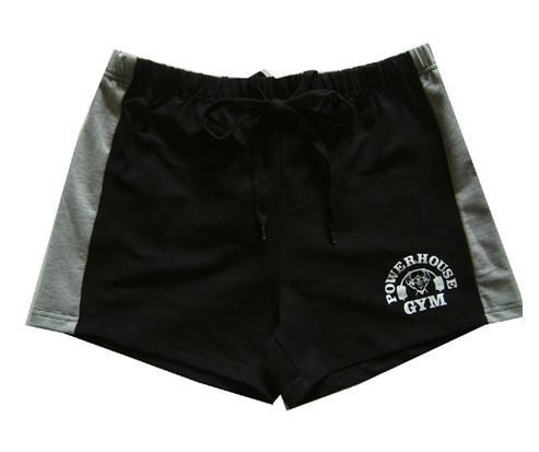 men's gym shorts with Gold & powerhouse, fitness & bodybuilding & workout shorts,100%cotton high quality musculation