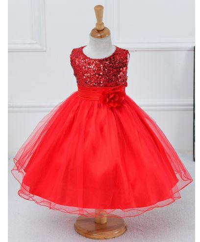 Flower Girl Dress Formal Princess Pageant Wedding Birthday Party Bridesmaid NEW