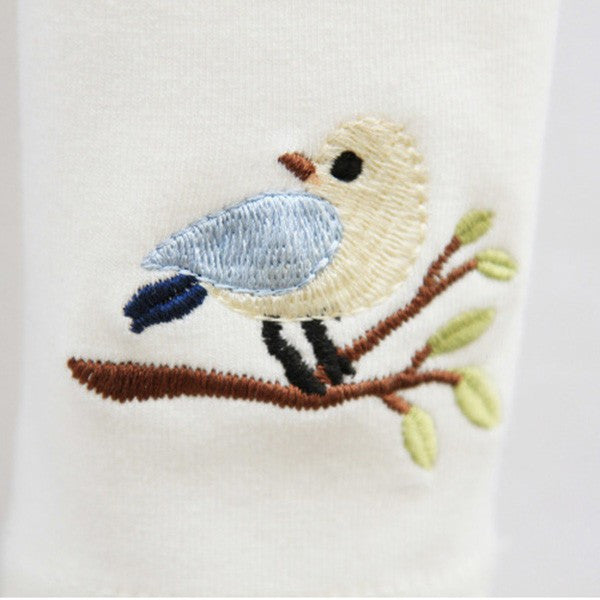 New Kid Toddlers Warm Leggings Baby Kid Girl Bird Pattern Stretchy Pants Trousers Hot