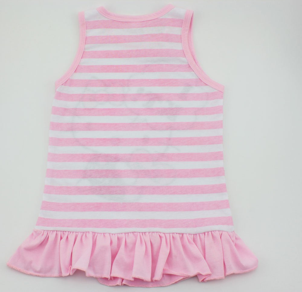 2015 Spring Summer Minnie Children Cute Princess Dresses Baby Girl Dress Fashion Cartoon Clothing 2 Colors Pink Red