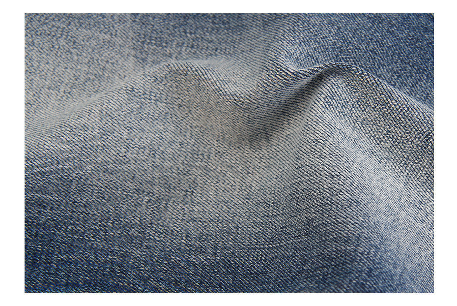 BYCR size 4-12 boys blue denim casual jeans strench pull on straight fit elastic waist pants for little big kids