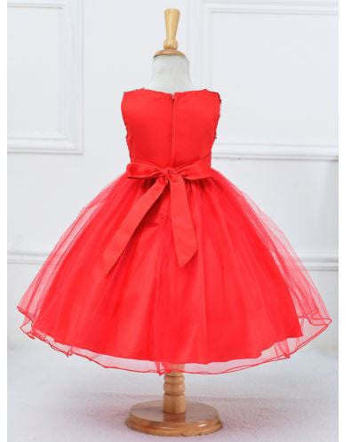 Flower Girl Dress Formal Princess Pageant Wedding Birthday Party Bridesmaid NEW