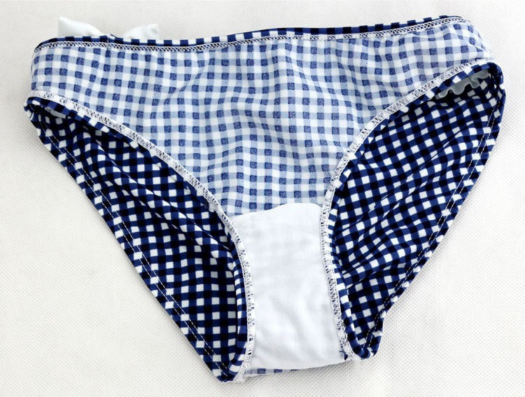 Cute Plaid Swimsuit 2016 New Summer Children Split Two-piece Swimsuit Girls Bikini Girls Beautiful Bikini Children's Swimwear