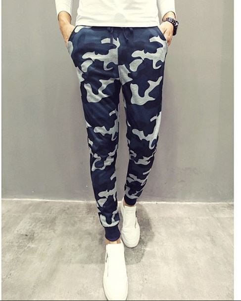 Euro Size Mens Joggers Pants New Hip Hop2016 Men Pants Camouflage Pencil Pants Skinny Sport Sweatpants Trousers Man Camo Joggers