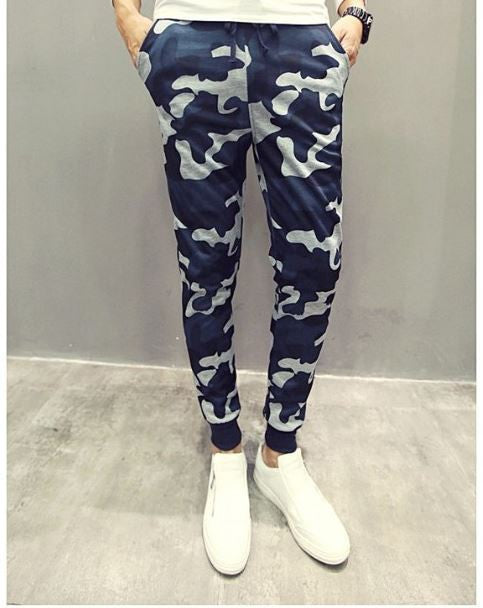 Euro Size Mens Joggers Pants New Hip Hop2016 Men Pants Camouflage Pencil Pants Skinny Sport Sweatpants Trousers Man Camo Joggers