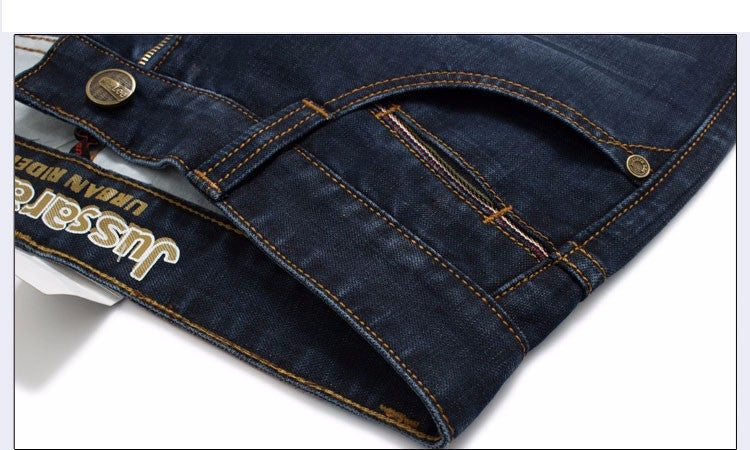 2015 Brand Jeans Straight New Fashion Top quality High Grade Slim jeans Straight Retro men Denim jeans